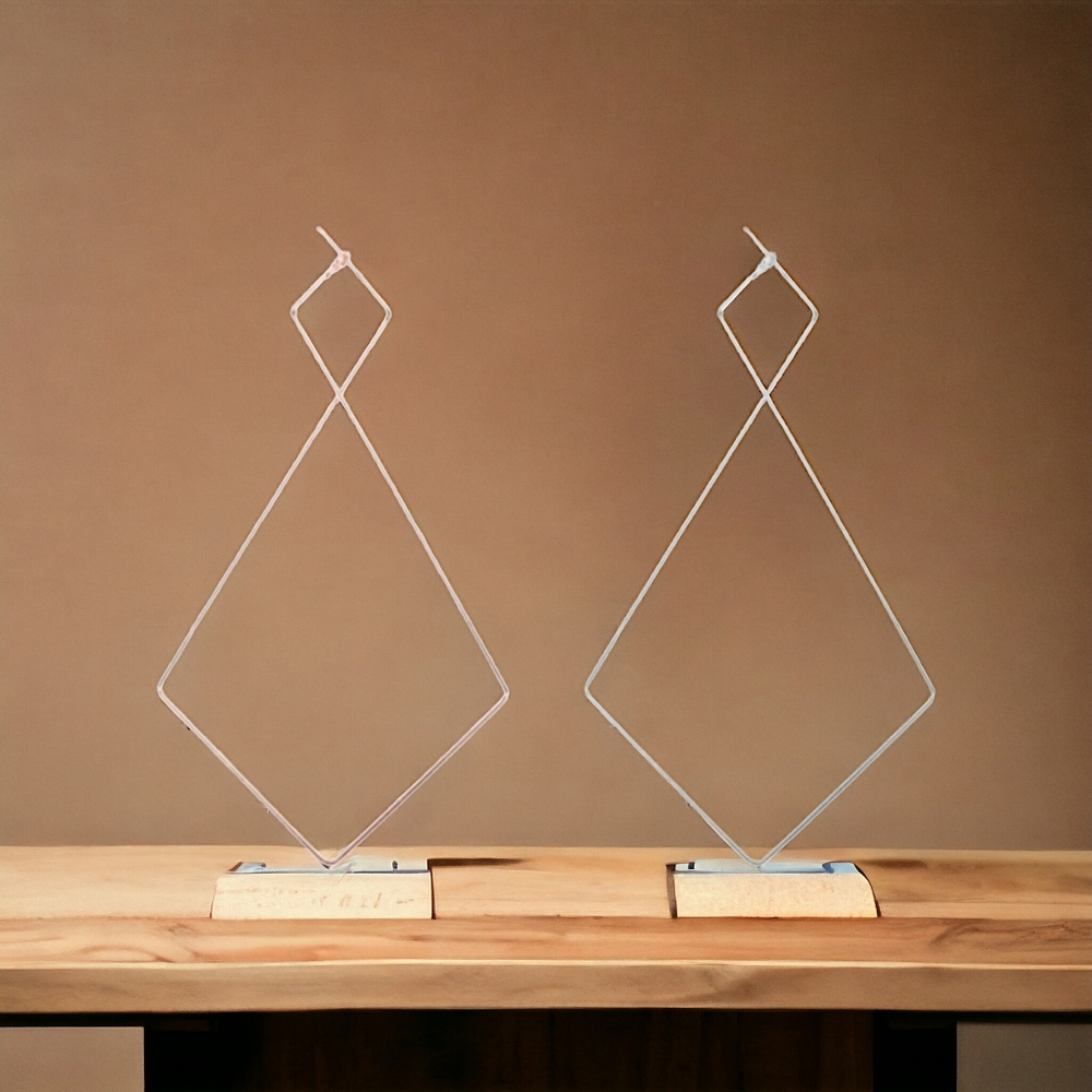 02579 Wire Pendant Earrings